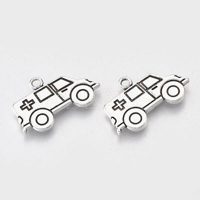 Tibetan Style Alloy Pendants X-TIBEP-T052-04AS-RS-1
