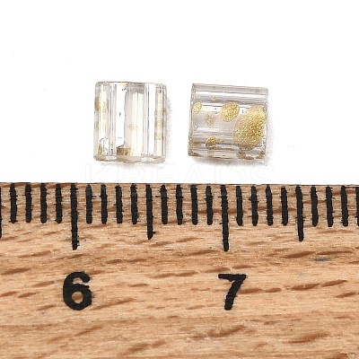 2-Hole Transparent Glass Seed Beads SEED-S023-30C-31-1
