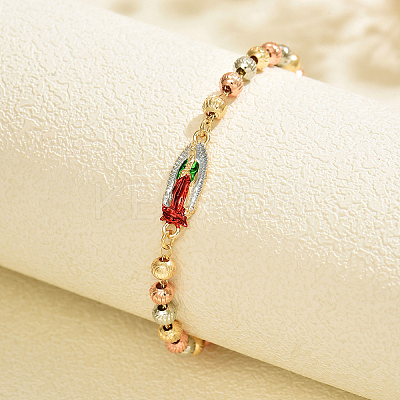 Elegant Brass Link Chain Bracelets XP3569-1