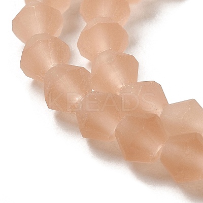 Imitate Austrian Crystal Frosted Glass Beads Strands LS-EGLA-A039-T6mm-MD12-1