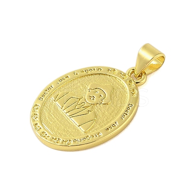 Rack Plating Brass Pendants KK-S380-42B-G-1