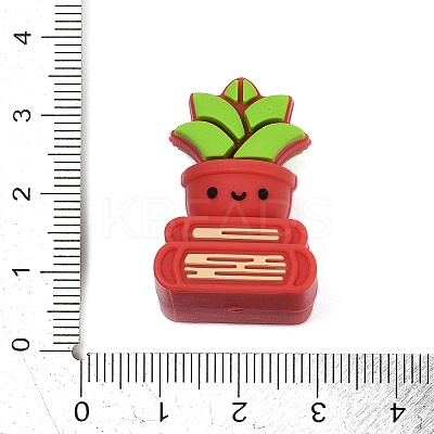 3D Three-Dimensional Leaf Silicone Beads SIL-V002-10C-1