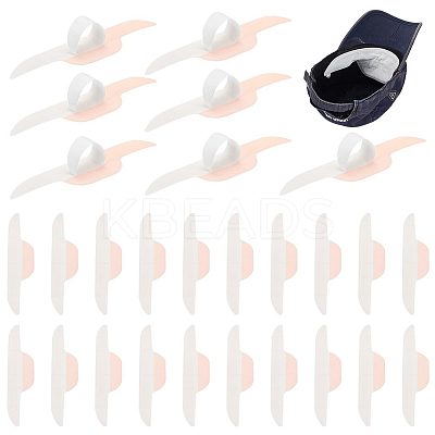 Non-Woven Disposable Collar Sweat Liners AJEW-WH0471-93-1