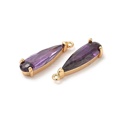 Real 18K Gold Plated Brass Pendant X-KK-B074-73G-02-1