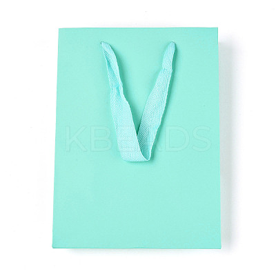 10Pcs 5 Sizes Kraft Paper Gift Shopping Bags Set AJEW-T013-10C-1