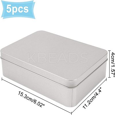 Rectangular Empty Tinplate Boxes CON-OC0001-06MS-1