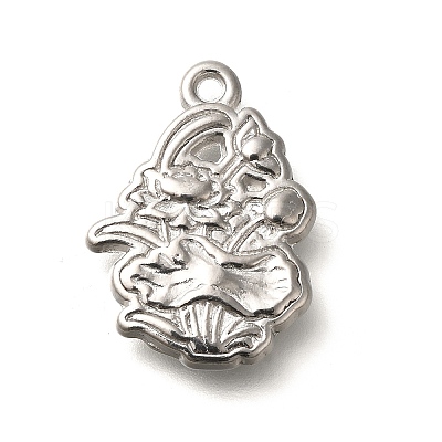 Anti-Tarnish 304 Stainless Steel Pendants STAS-I321-01P-1