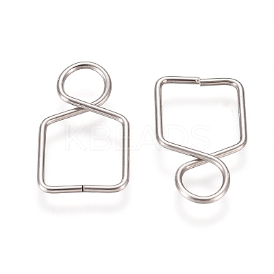 304 Stainless Steel Chandelier Connectors Clips Pins STAS-WH0014-51-1