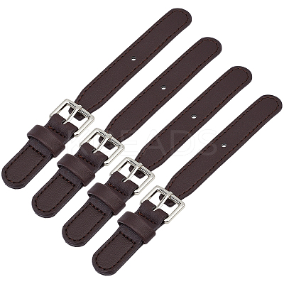 8 Pairs PU Leather Toggle Buckles DIY-GF0012-96A-1