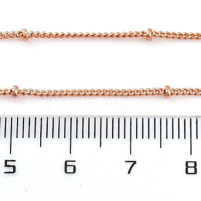 2mm Rack Plating Brass Satellite Chain Necklaces for Women Men MAK-L044-33RG-1