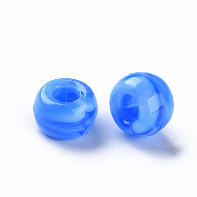 Acrylic European Beads MACR-S375-002B-02-1