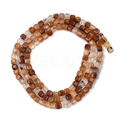 Natural Yellow Quartz Beads Strands G-RM2025-C31-B-1