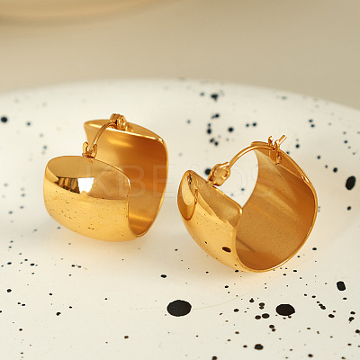 304 Stainless Steel Hoop Earrings EJEW-D282-04G-01-1