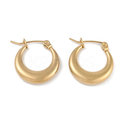 PVD Vacuum Plating 201 Stainless Steel Hoop Earrings LS-EJEW-I309-52B-G-1