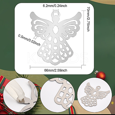 15Pcs Iron Etched Metal Embellishments Big Pendants IFIN-CA0001-62-1
