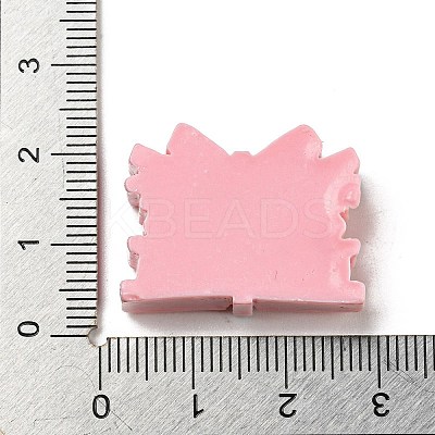 Spring Cherry Blossoms Theme Opaque Resin Cake with Bowknot Decoden Cabochons LS-RESI-E055-02H-1