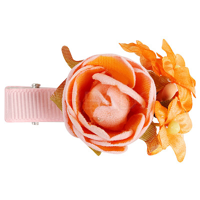 Simulation Flower Cloth Alligator Hair Clips PHAR-WH0012-22A-1