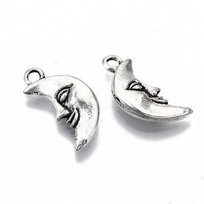 Tibetan Style Alloy Pendants TIBEP-N009-041-RS-1