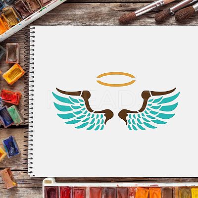 Large Plastic Reusable Drawing Painting Stencils Templates DIY-WH0202-059-1