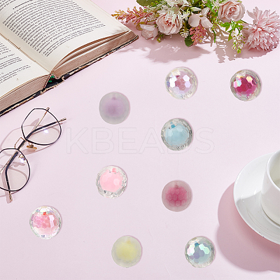 135Pcs 9 Colors Transparent Acrylic Beads TACR-PA0001-04-1