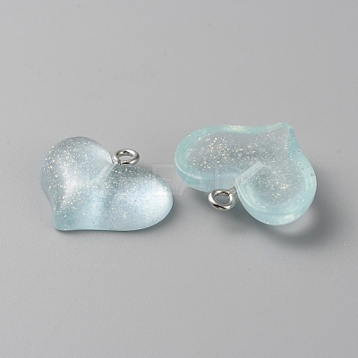 Transparent Resin Pendants FIND-WH0152-330A-02-1