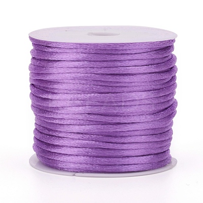Nylon Satin Rattail Cords NWIR-L006-1.5mm-07-1