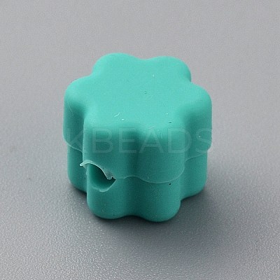 Flower Silicone Focal Beads SIL-TAC0008-10G-1
