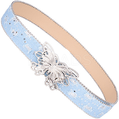 PU Leather Chain Belts AJEW-WH20007-79P-02-1