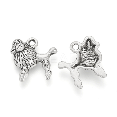 Tibetan Style Alloy Charms TIBEP-Q076-047AS-RS-1