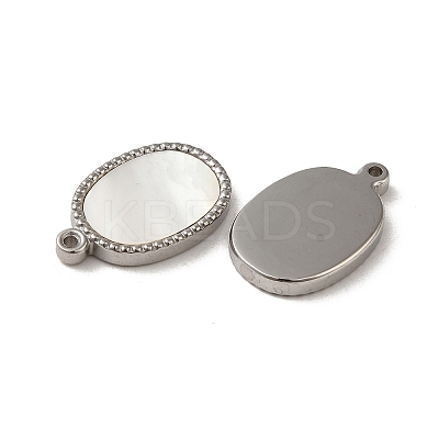 304 Stainless Steel with Shell Pendants STAS-L022-330P-1