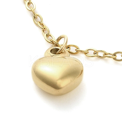 Ion Plating(IP) 304 Stainless Steel Anklets BJEW-K245-02G-1