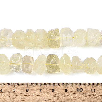 Natural Lemon Quartz(Heated) Beads Strands G-N347-17A-06-1