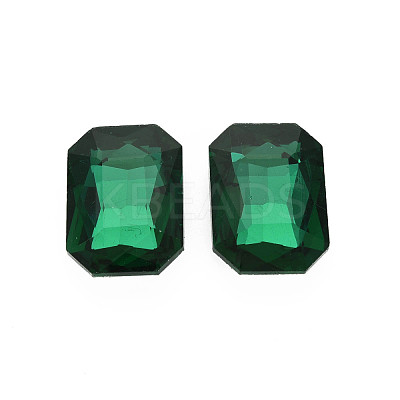 Pointed Back Glass Rhinestone Cabochons RGLA-T079-18x25mm-15-1