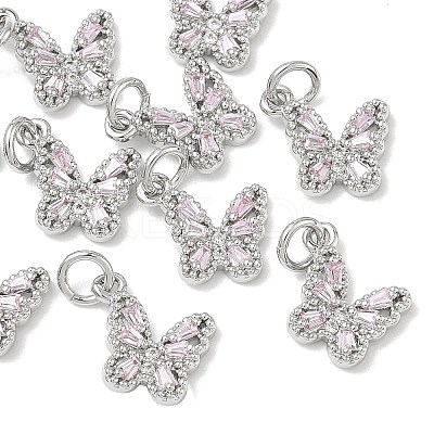 SHEGRACE Brass Pave Clear Cubic Zirconia Pendants XGRQ3Q731-628P-C-1