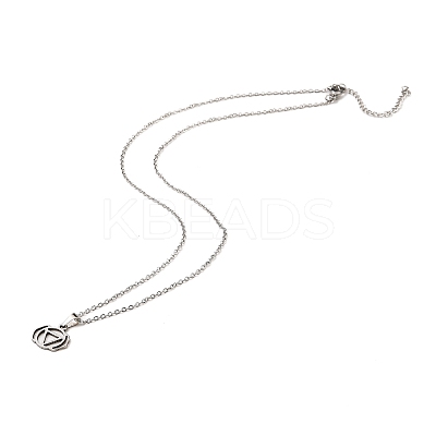 Non-Tarnish Stainless Steel Pendants Necklaces NJEW-K267-01H-P-1