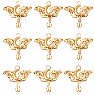 10Pcs Stainless Steel Pendants FIND-BBC0002-82-1