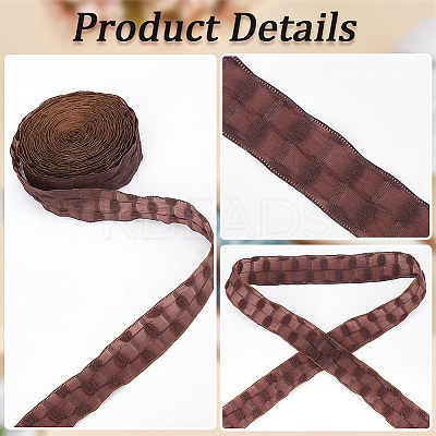 10 Yards Polyester Lace Trim Ribbon OCOR-WH20005-42A-1
