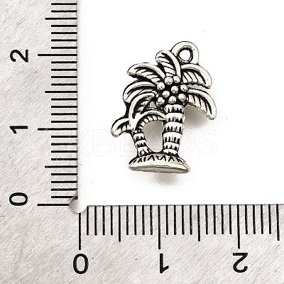 Tibetan Style Alloy Pendants TIBE-L008-58AS-1