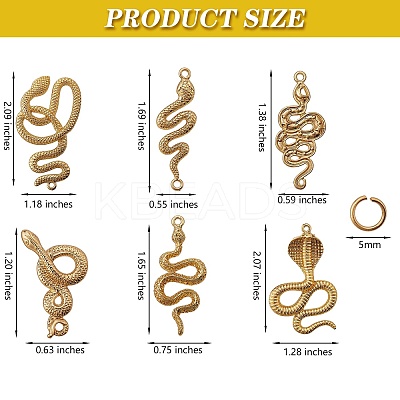 26Pcs 7 Style Rack Plating Alloy Big Pendants FIND-SZ0001-09-1