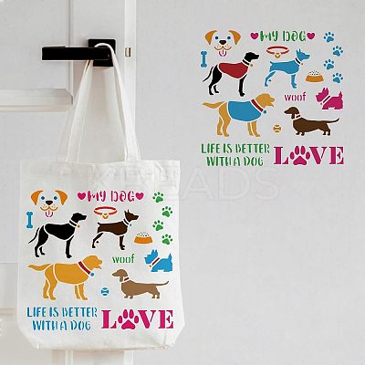 Plastic Reusable Drawing Painting Stencils Templates DIY-WH0172-302-1