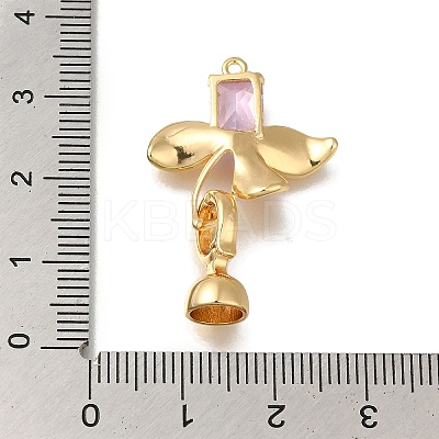 Brass Fold Over Clasps KK-H480-21G-1