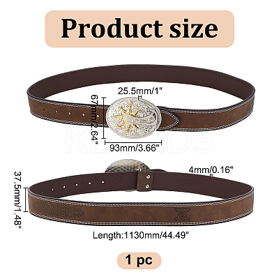 PU Leather Chain Belts AJEW-WH0010-35-1