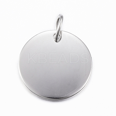 Tarnish Resistant Smooth Surface 304 Stainless Steel Pendants STAS-H424-26P-1