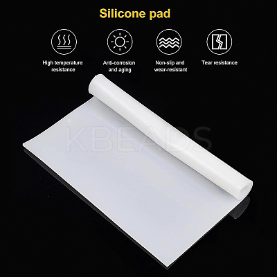 High Temperature Resistance Food Grade Silicone Sheet AJEW-WH0104-98C-1