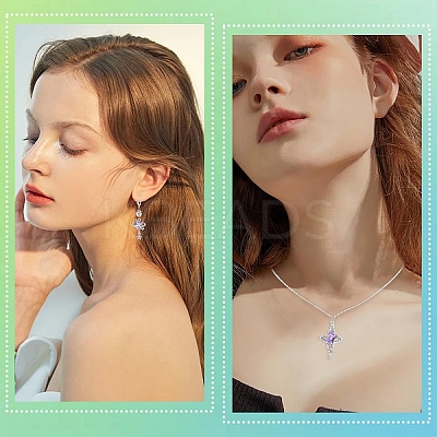 9Pcs 9 Styles Alloy Resin Pendants FIND-YW0012-23-1