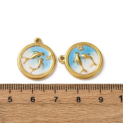 304 Stainless Steel Rhinestone Pendants STAS-L299-16G-03-1