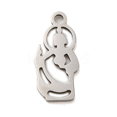 Non-Tarnish 304 Stainless Steel Pendants STAS-S123-02P-1