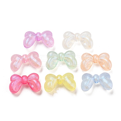 Transparent Luminous Acrylic Beads MACR-D024-36-1