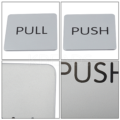 ABS Public Sign Stickers DIY-GF0002-49-1