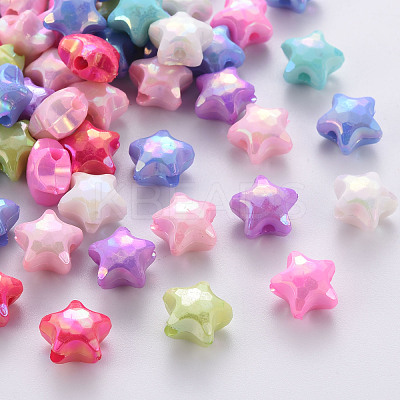 Opaque Acrylic Beads TACR-S153-36I-1